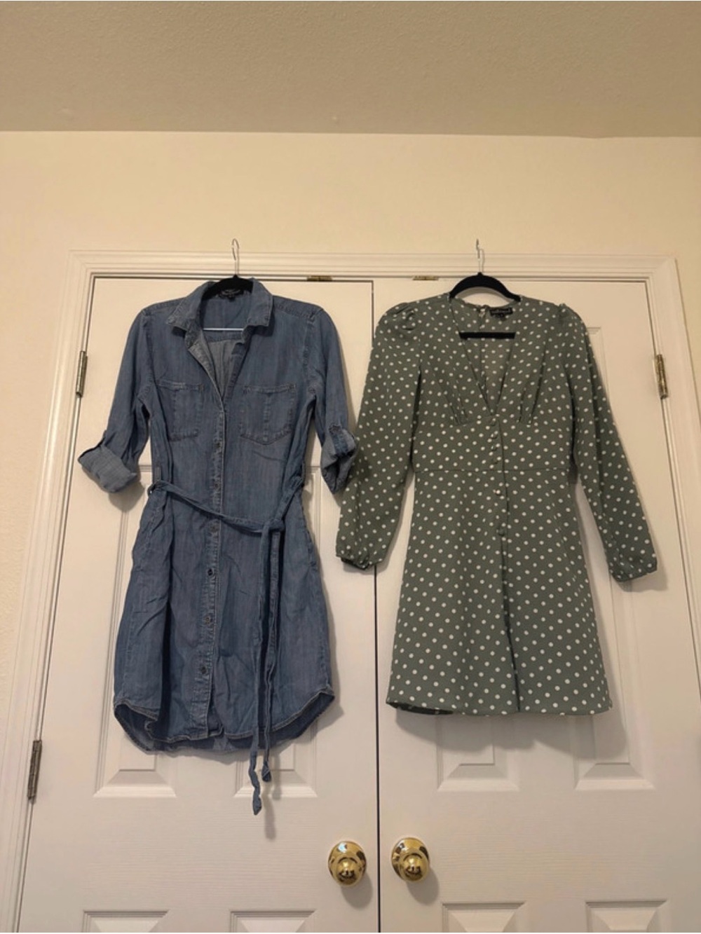 2 Long Sleeve Mini Dresses